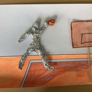 „Sportliche Alu-Figuren“ nach Giacometti