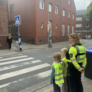 Sicher zur Schule – Verkehrserziehung mit der Polizei